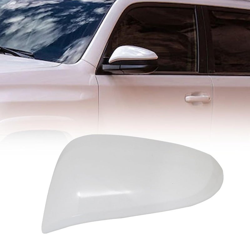 NLQR Outer Mirror Cover Left Driver Side White for Toyota 4Runner and RAV4 (2013-2023) - Image 1