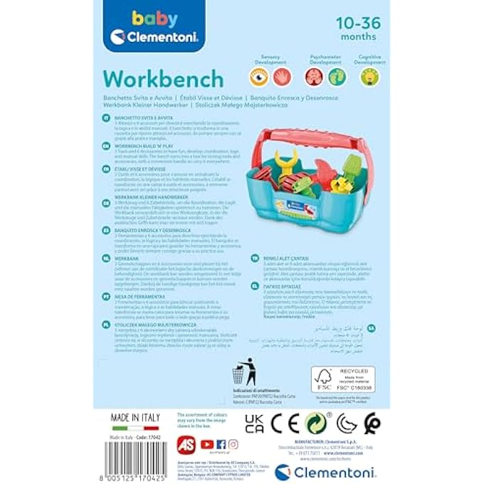 BABY WORKING ACTIVITY BENCH, MULTICOLOR, 17042.5 - Image 4