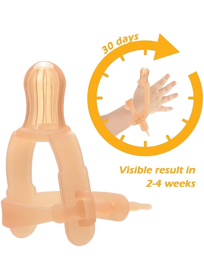 Sweet Life Thumb Sucking Stop for Kids - 15 Months Baby - Adjustable Thumb Guard for Thumb Sucking Silicone Thumb Sucking Treatment Kit for 15-36 Months Baby, suitable for 1.6-1.95" Wide Wrist  - Image 4