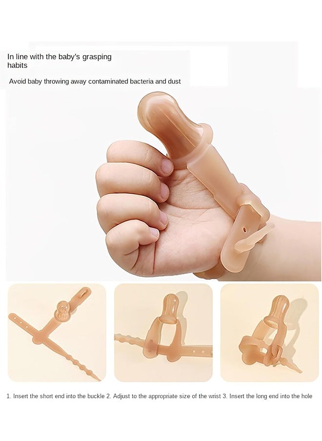 Sweet Life Thumb Sucking Stop for Kids - 15 Months Baby - Adjustable Thumb Guard for Thumb Sucking Silicone Thumb Sucking Treatment Kit for 15-36 Months Baby, suitable for 1.6-1.95" Wide Wrist  - Image 3