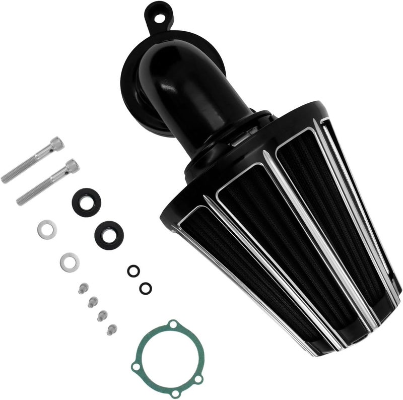 Wivplex Motorcycle Black Air Cleaner Intake Filter - Image 3