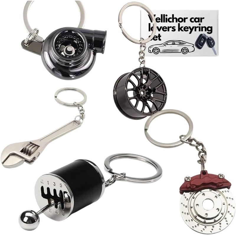Vellichor Beach 5pc Car Lovers Key Chain Set - Image 1