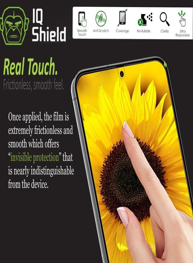 IQShield 2 Pack Screen Protector for Samsung Galaxy S23 5G Easy Install Ultra Thin Smudge Resistant Anti-Scratch Anti-Bubble Clear TPU Film - Image 4