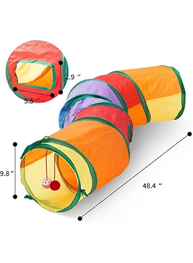 رينكس مجموعة ألعا القطط م 20 قطعة م الميكاكوز، لعة تفاعلية على شكل فق القطط، قرص دوار ـ3 مستويات، محفز ريشة تسلية القطط، ألعا أحجية تفاعلية ممتعة للتمري الدي والعقلي - Image 3