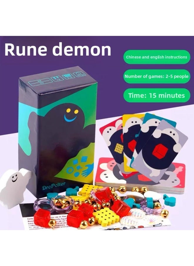 Throwing Charm Exorcism Dropolter Many People Happy Party Reaction Parent-child Table Game Card Oink Games-Color:【oink Series】dropolter Thrower Success