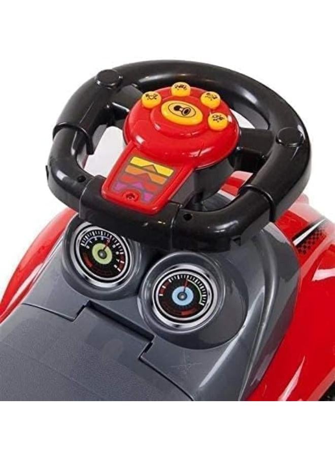 3-in-1 baby car with back and back, removable arm and pedal for baby's foot - Image 2