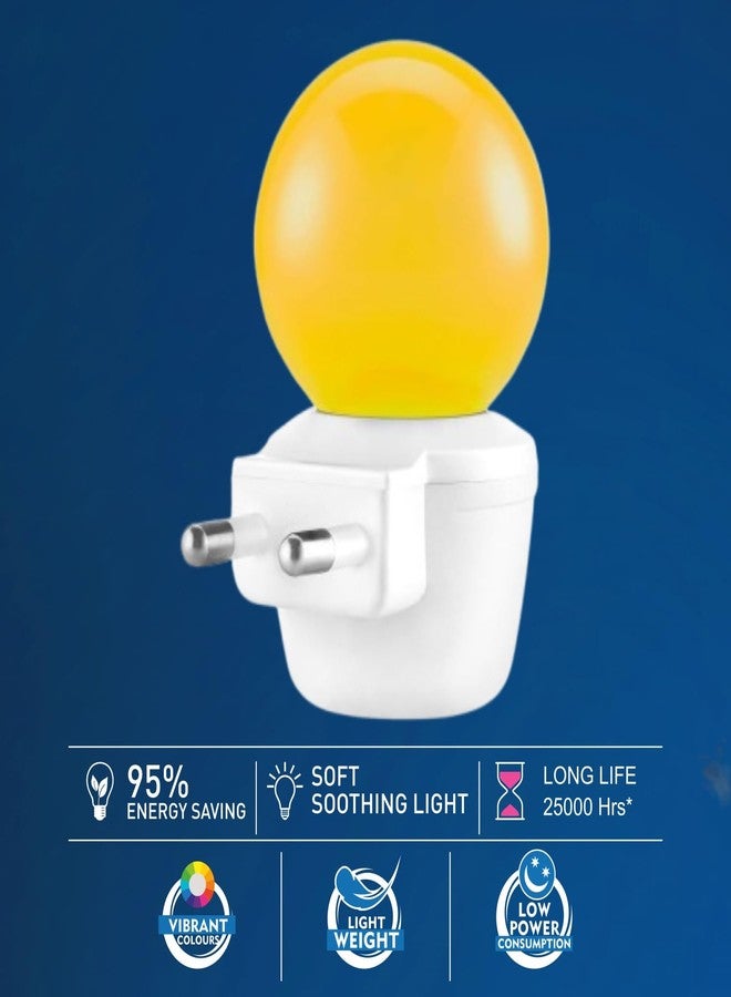 ماجيك مصباح ليلي LED من ماجيك سبكتروم | ضوء أصفر 0.5 واط | سهل التركيب والتشغيل | موفر للطاقة | مثالي لغرفة النوم، غرفة الأطفال، غرفة المعيشة - Image 3