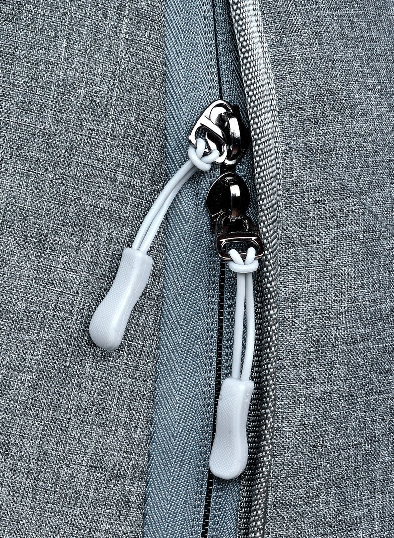 STORYTELLER Troop Premium Laptop Backpack with S-type Shoulder Strap and USB port 20" Grey - Image 4