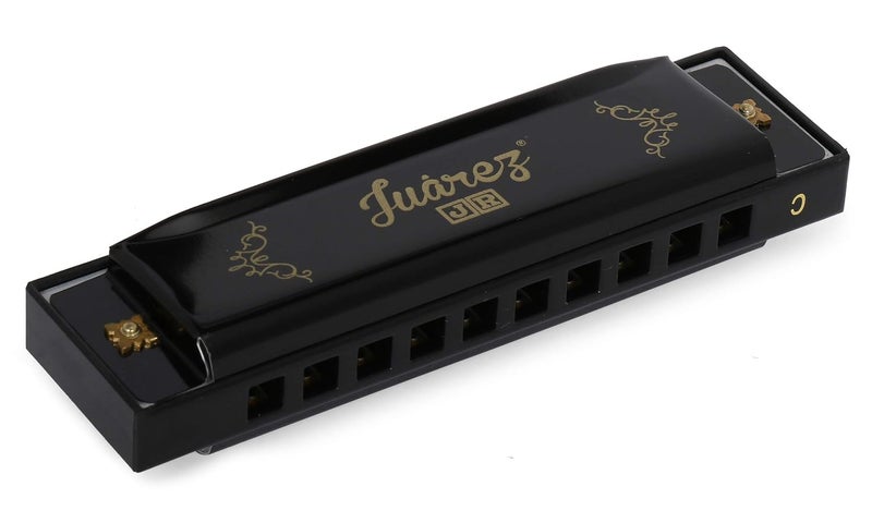 Juarez Junior JJ10HB 10 Holes Educational Harmonica Key of C Scale | Mouth Organ | Cover - Aluminum | Comb - Abs | Reed – Aluminum Black - Image 4