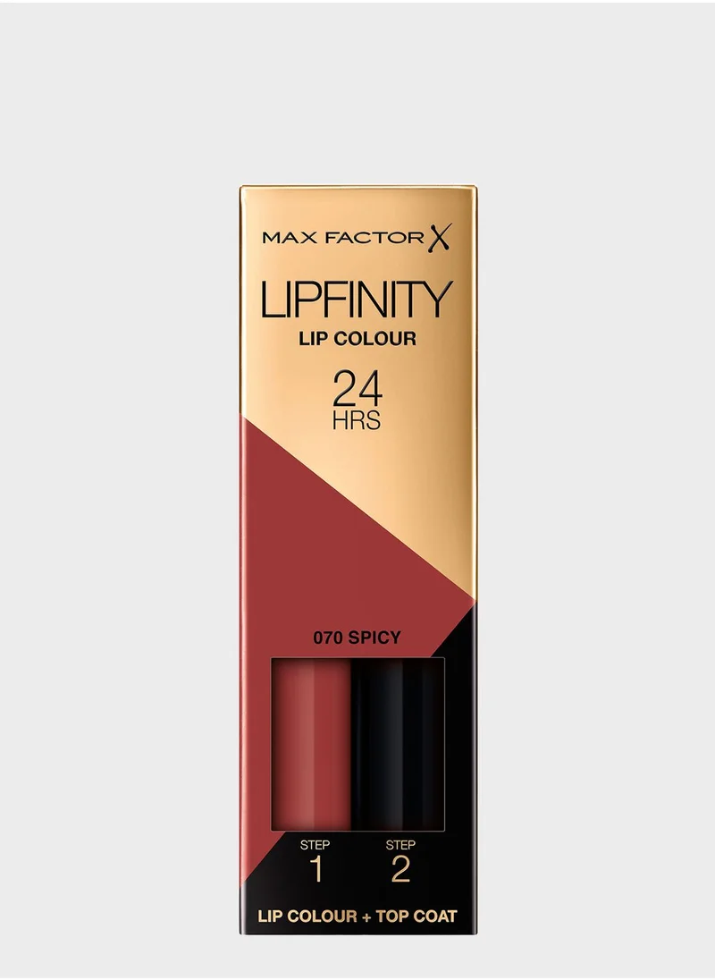 ماكس فاكتور احمر شفاه بخطوتين - 70 spicy