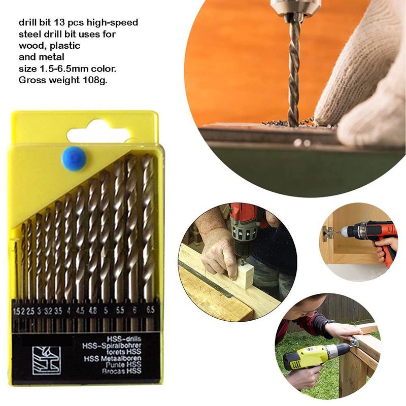 Shopper52 10mm Powerful Electric Drill Machine with 13Pcs Drill Bit Set Screw Remover Extractor and 48in1 Wrench Spanner Set - Image 4