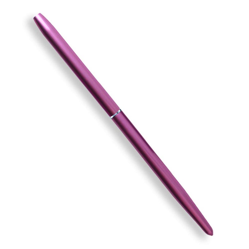 SILPECWEE 1Pc Kolinsky Nail Art Brushes, Acrylic Nail Brush Nail Clean Up Brush Nail Painting Pen UV Gel Builder, Dipping Powder, Poly Gel Extensions Manicure Brushes Salon Accessories - Image 4