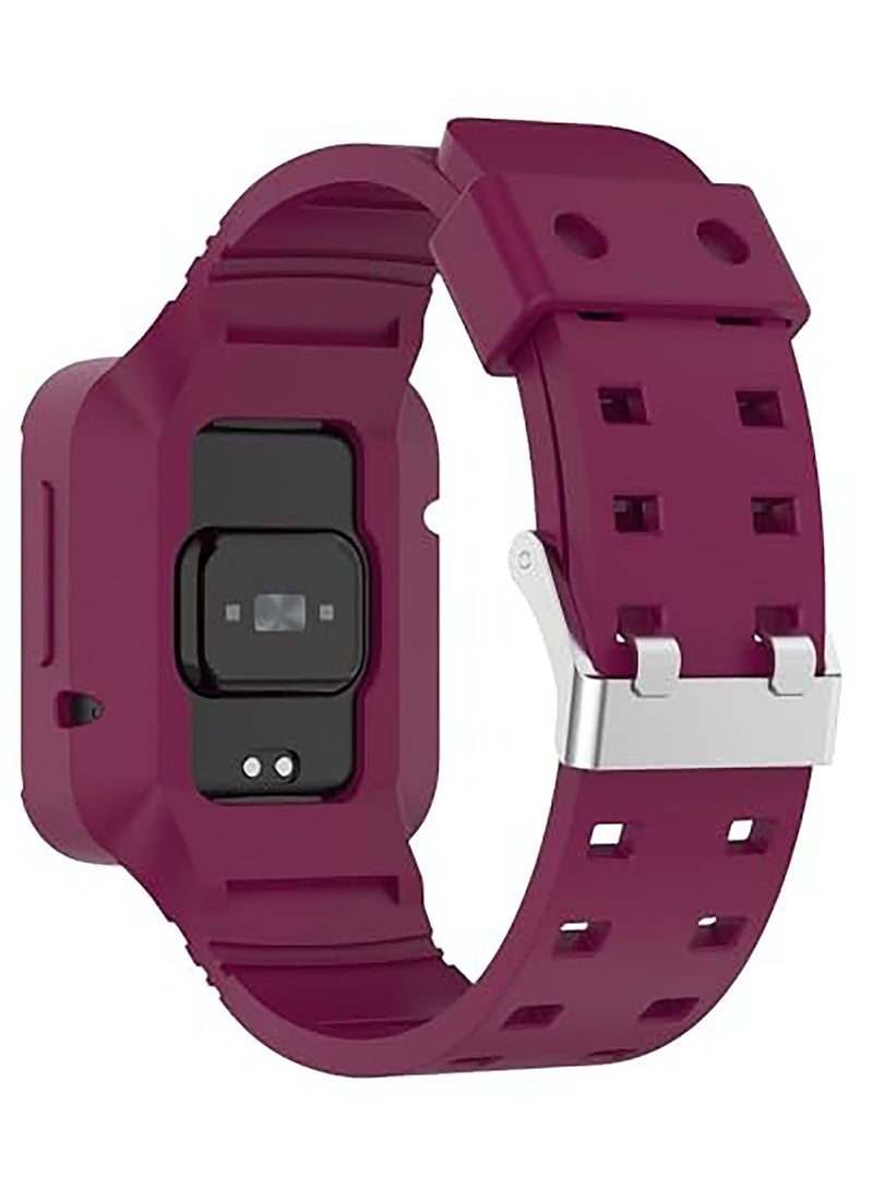 Replacement Wrist Band Compatible with Xiaomi Redmi Watch 2 Lite/Mi Watch Lite/Poco Watch/Redmi Watch 2/Horloge 2, Adjustable Soft Silicone Wrist Strap with Cover (Fuchsia) - Image 5