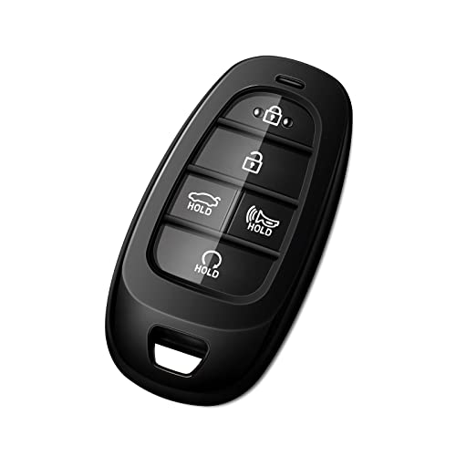 Tengare Car Key Fob Cover Compatible with Hyundai Key Case Protector Keychain Holder - Image 1