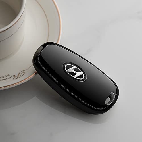 Tengare Car Key Fob Cover Compatible with Hyundai Key Case Protector Keychain Holder - Image 4