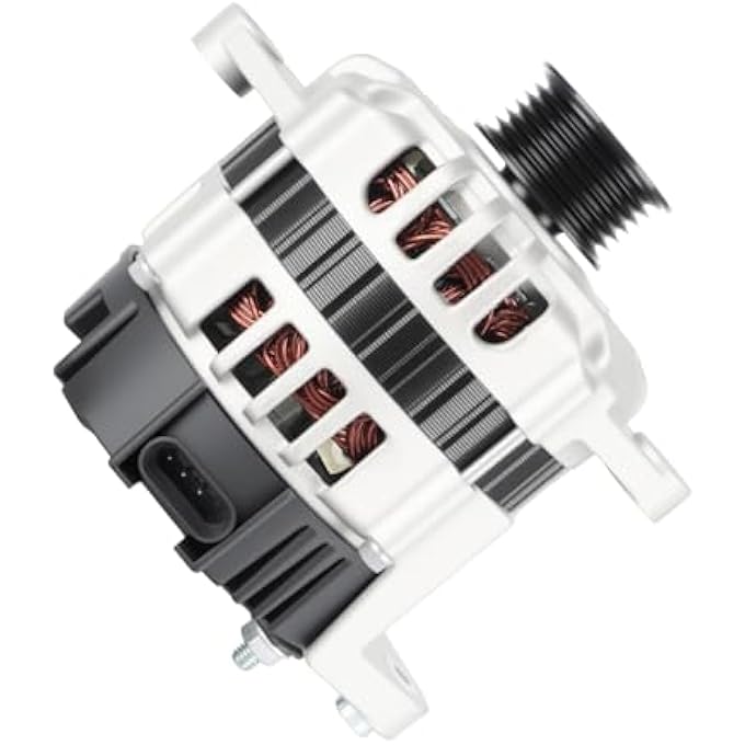 SEHNSUCHT Alternator Replacement New Compatible with CHEVROLET AVEO 2004-2008, for SUZUKI Swift+ 2004-2008, for PONTIAC WAVE 2005-2008, 12V, 85Amp, CW, S6, IR/IF, Replace for : 96540542, 96838439(Only for 1.6L) - Image 1