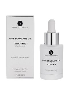 Pure Squalane Oil + Vitamin E Hydrating Face & Body Oil For All Skin Types 1 Fl. Oz. - pzsku/ZD19982DAD71C6366C803Z/45/_/1719231377/49090f52-2e07-461f-9be8-74f5d0b0b580