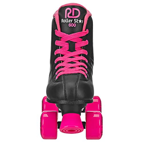 Roller Derby Roller Star 600 Women's Roller Skates - Black/Pink - Size 06 - Image 3