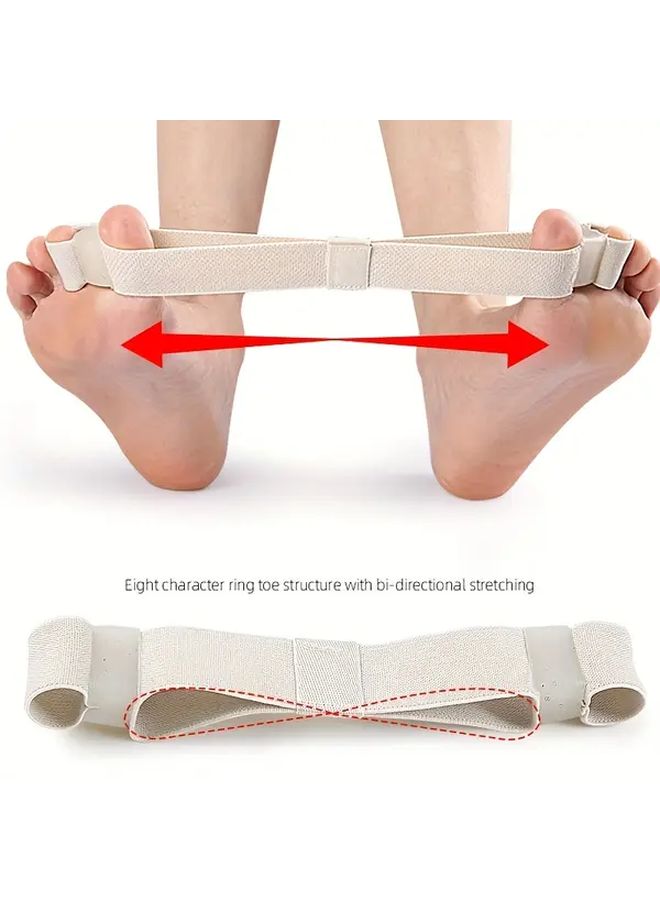 Apricot Toe Resistance Band 1 Hole SEBS Elastic Fitness Band For Men And Women - Image 2