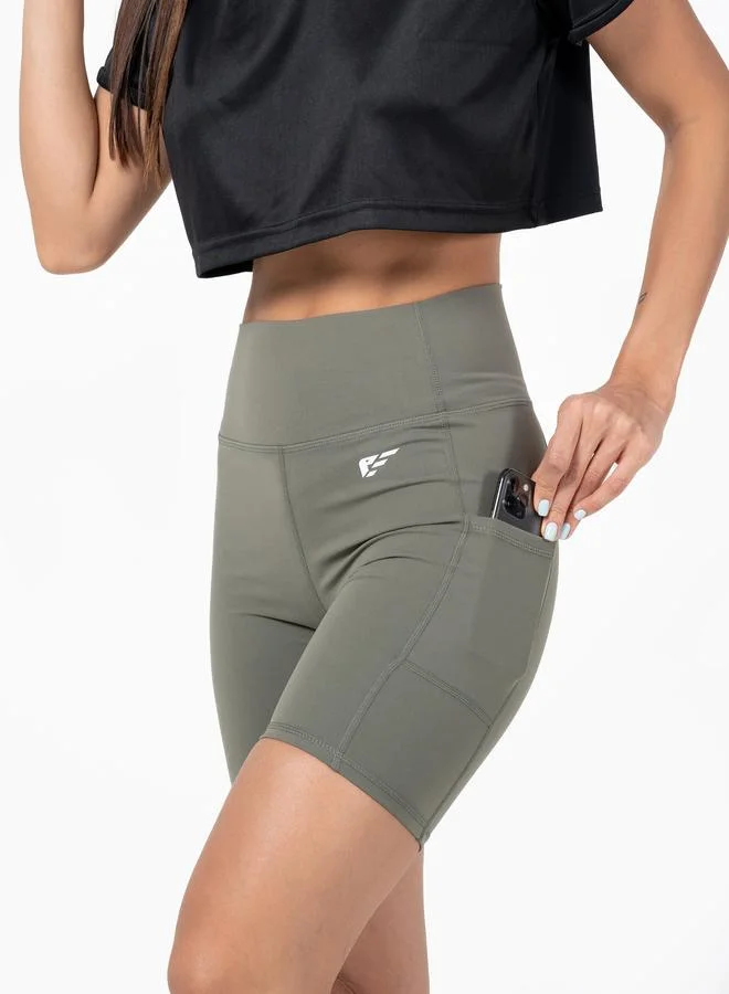 Palmfit  PALMFIT Women Green Evolve 2.0 Active Shorts for Women | Best Price UAE