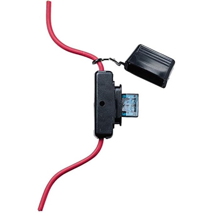 Bussmann Hhx InLine Maxi Fuse Holder With Cover  32V60A  6 Wire Leads 1 Pack Black - Image 1