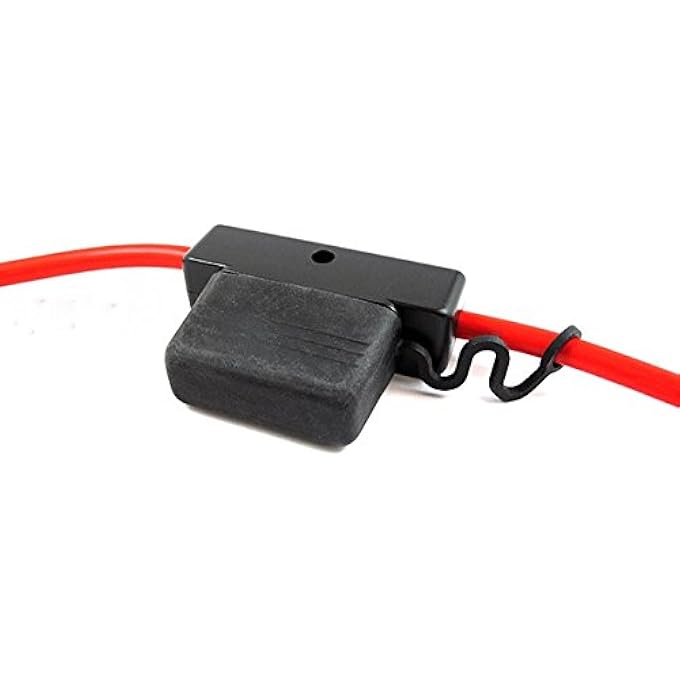 Bussmann Hhx InLine Maxi Fuse Holder With Cover  32V60A  6 Wire Leads 1 Pack Black - Image 3