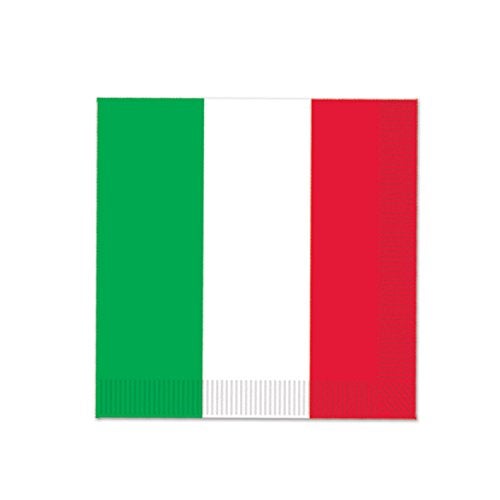 Beistle Red, White & Green Beverage Napkins - Image 3