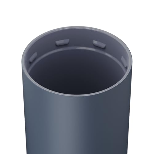BrÃ¼Mate BrMate Strova 18oz 100 Leakproof Insulated Coffee Mug CeramicLined Interior BuiltIn Silicone Sleeve for Travel Locking Flip Lid Nightfall Blue - Image 3