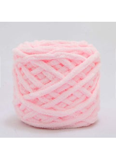 Ice Cream Striped Soft Thick Yarn Handmade Diy Knitted Scarf Yarn Ball Crochet Hook Slipper Self-knitted Ball 02 White Powder