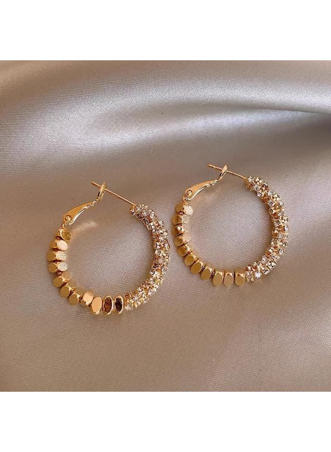 Popular Light Luxury Niche Pearl Flower Earrings Korean Style Tassel High-grade Fashion Elegant Earrings Earrings 