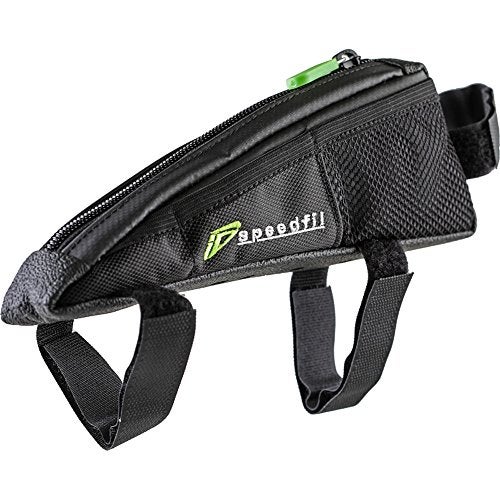 Speedfil SP2 Bicycle Frame Storage Bag, Bolt on or Strap to Top Tube, Side Mesh Pockets - Image 1