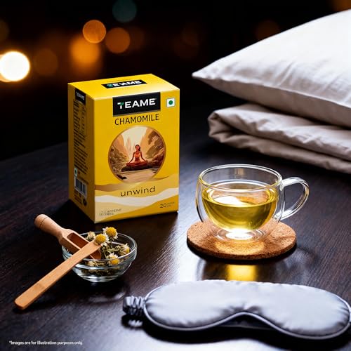 TE-A-ME Chamomile Tea - 20 Tea Bags | Chamomile Tea Bags for Sleep | Aids in Anxiety Relief & Relaxation - Image 3