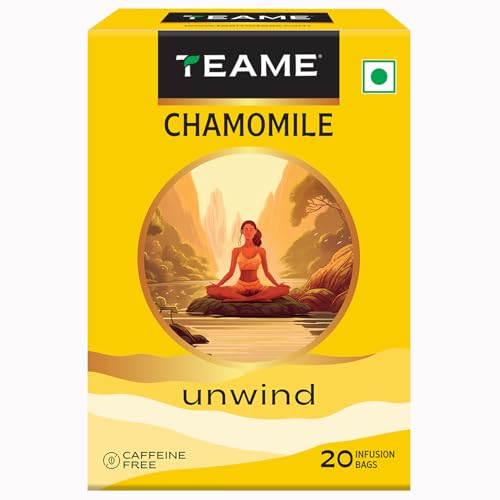 TE-A-ME Chamomile Tea - 20 Tea Bags | Chamomile Tea Bags for Sleep | Aids in Anxiety Relief & Relaxation - Image 1