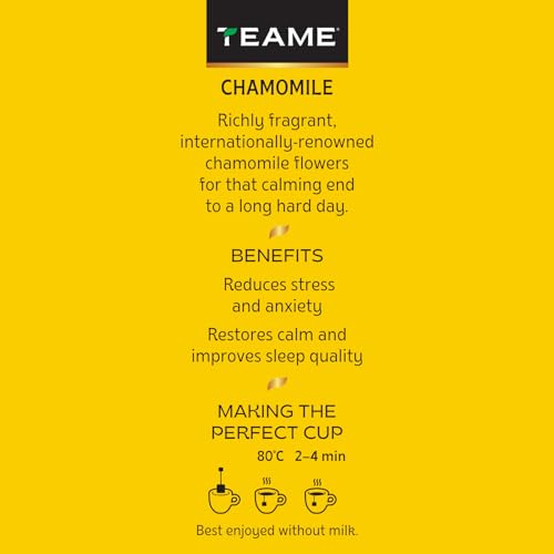 TE-A-ME Chamomile Tea - 20 Tea Bags | Chamomile Tea Bags for Sleep | Aids in Anxiety Relief & Relaxation - Image 5