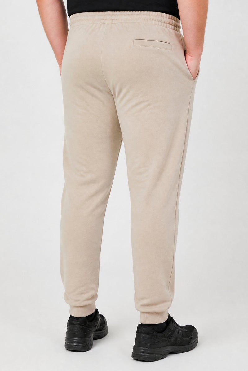 Ellesse Men Sportswear Fit Outdoor Sweatpants, Beige - Image 4