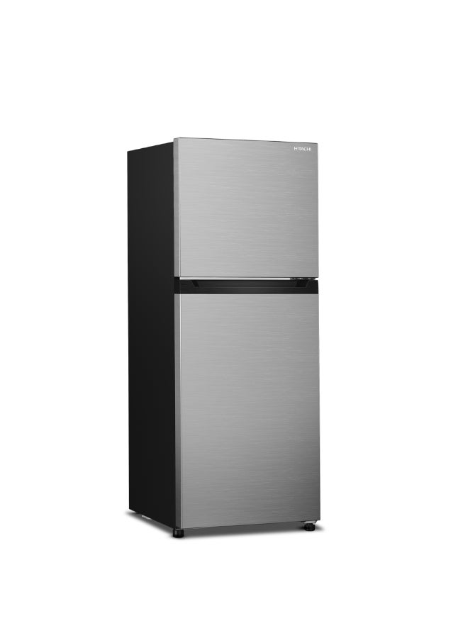 HITACHI 275L Gross, Top Mount Double Door Refrigerator, No Frost Fridge Freezer, High Power, 10 Year Warranty on Inverter Compressor, Tempered Glass Shelves, Surround Cooling, Inox- 227 kW HRTN5230MXAE Inox - Image 1