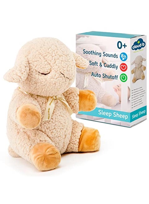 Cloud b Sound Machine with White Noise Soothing Sounds | Cuddly Stuffed Animal | Adjustable Settings and Auto-Shutoff | Sleep Sheep