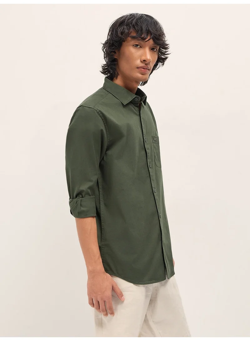 THE BEAR HOUSE  Men’s Long Sleeve Shirt – Classic, Comfortable and Stylish Essential for Work, Travel or Casual Outings for Men | Best Price UAE