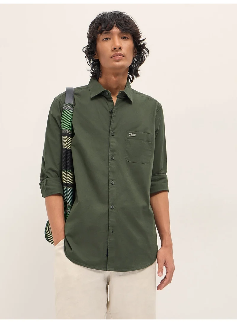 ذا بير هاوس قميص رجالي بأكمام طويلة – أساسي كلاسيكي مريح وأنيق للعمل أو السفر أو المناسبات الكاجوال