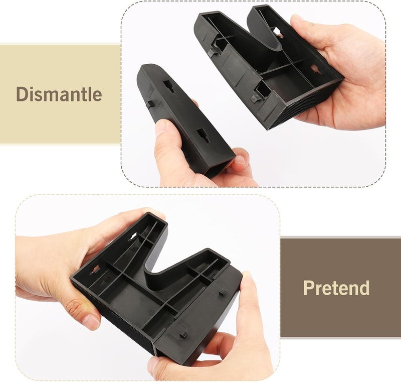 joyzzz Trunk Organizer Set, 6 PCS Black Adjustable Cargo Divider, Anti-Slip Cargo Organizer for SUV Truck Van, Universal Storage Block for Cars, for Auto Trunk Space Saving - Image 3