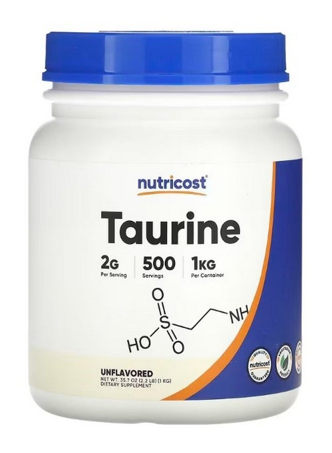 Taurine Unflavored 35.7 oz 1 kg - Image 1
