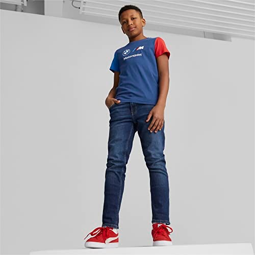 PUMA BMW M Motorsports Kids Essentials Logo Tee, PRO Blue-M Color, 5 - Image 5