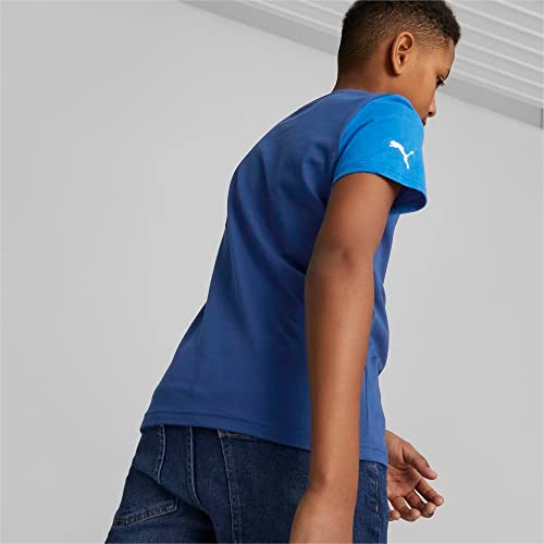 PUMA BMW M Motorsports Kids Essentials Logo Tee, PRO Blue-M Color, 5 - Image 4