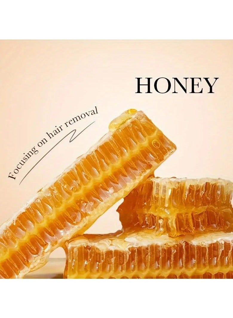 SADOER 20 Strips Honey Mild Hair Removal Wax Strips - Fast and Gentle Hair Remover for Sensitive Skin on Legs and Hands - Convenient and Effective Body Hair Removal with Gentle Wax Paper - Image 5