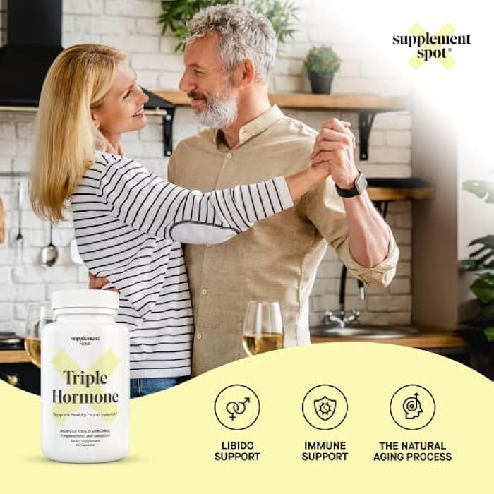 Supplement Spot Natural Mood Balance Supplement w/Melatonin, DHEA & Pregnenolone - Formulated to Increase Energy in Men & Women (60 Capsules) - Image 3
