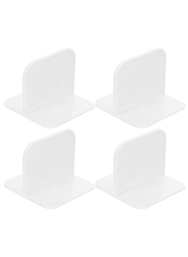 Vaguelly 4PCS Adhesive Furniture Anchors,Anti Tip Furniture Wall Anchors for Baby Proofing, Plastic Playpen Stabilizer Home Supplies for Child Safety - Image 1