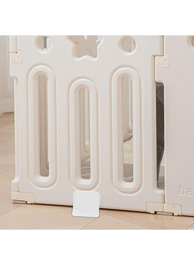 Vaguelly 4PCS Adhesive Furniture Anchors,Anti Tip Furniture Wall Anchors for Baby Proofing, Plastic Playpen Stabilizer Home Supplies for Child Safety - Image 2