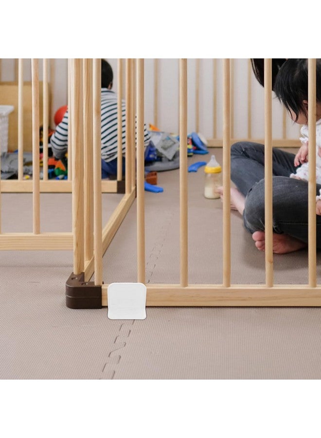 Vaguelly 4PCS Adhesive Furniture Anchors,Anti Tip Furniture Wall Anchors for Baby Proofing, Plastic Playpen Stabilizer Home Supplies for Child Safety - Image 4