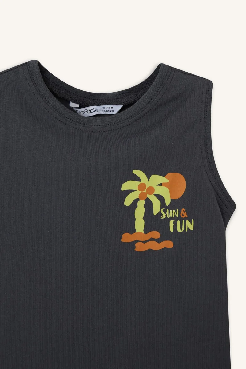 ديفاكتو Baby Boy Regular Fit Tank Top