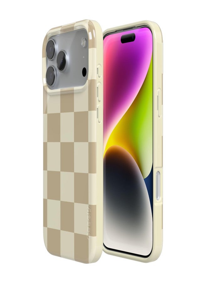 Casely Jack Case | Fit Check | Neutral Checkerboard | Compatible with MagSafe | Classic Ultra Slim Design - Image 5